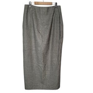 Vintage Mark Shale Sz 14 100% Worst  Wool Gingham Skirt